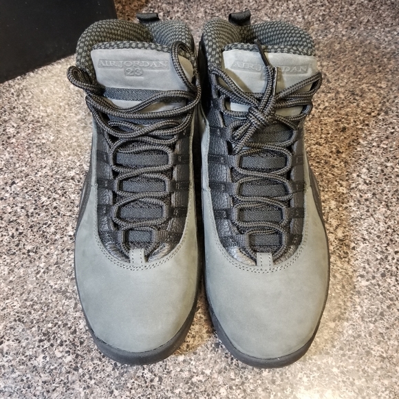 Nike Air Jordan 10 Retro Dark Shadow Grey/Black Mens size 12 310805-002 Sneakers - Picture 3 of 7